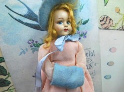 italy pink felt top
